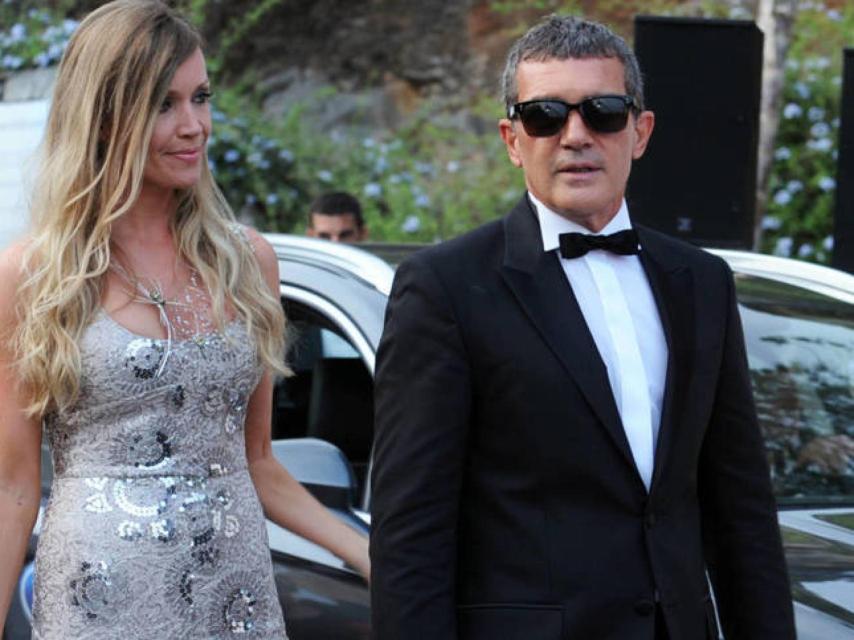 Banderas y Kimpel en la gala del pasado año.