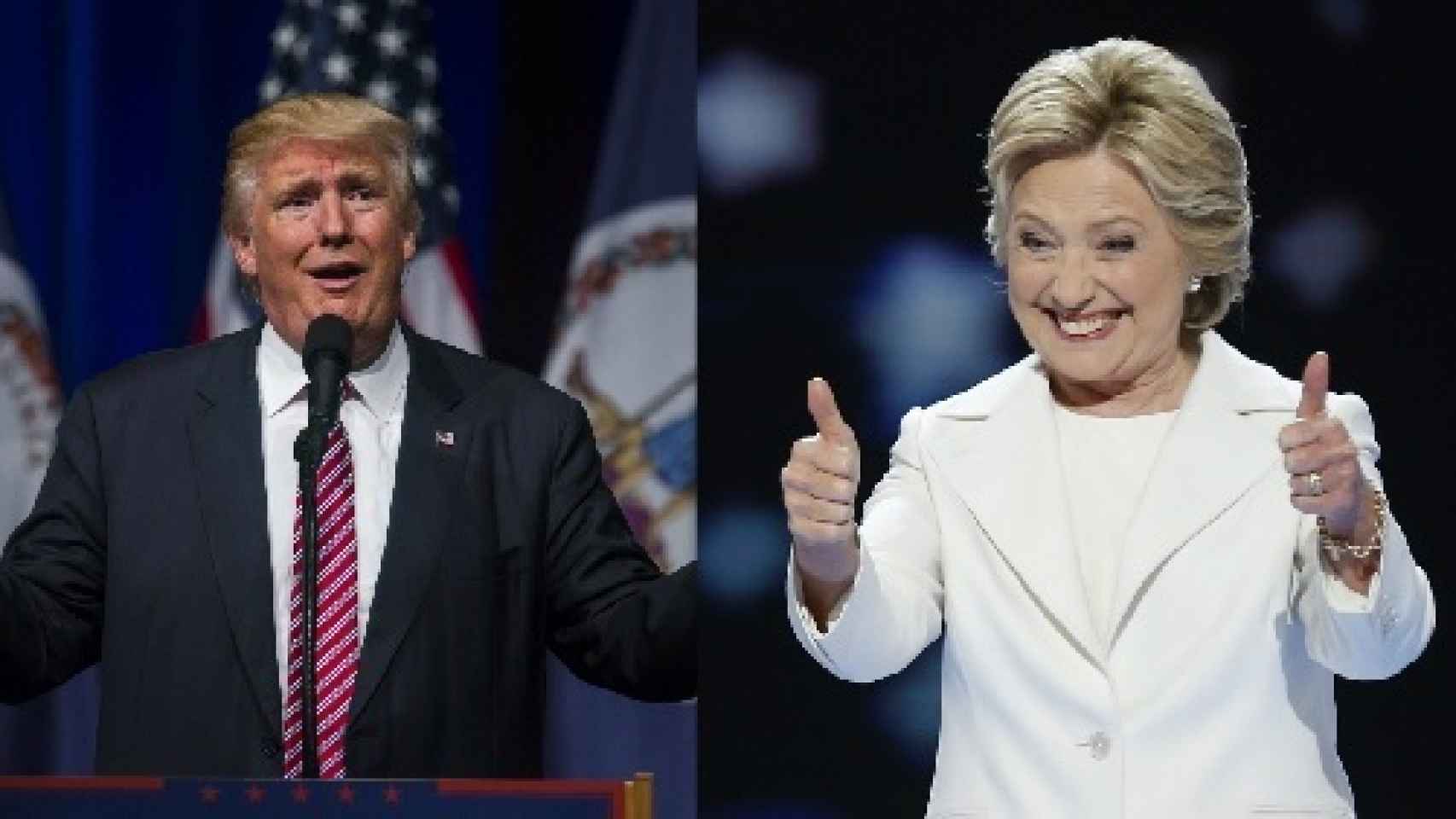 Trump y Hillary también se enfrentan en el mundo del espectáculo.