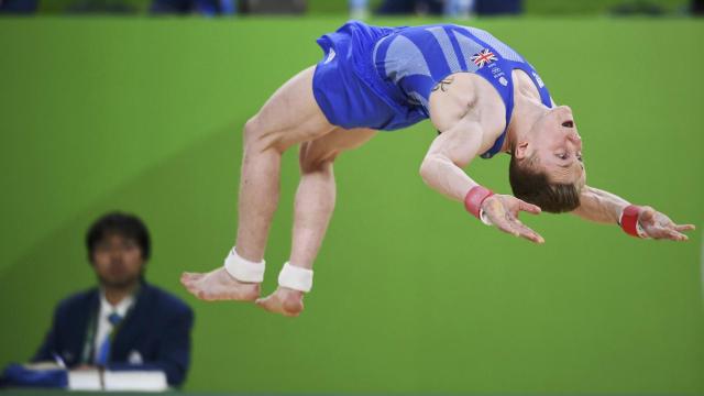 El gimnasta británico Nile Wilson.