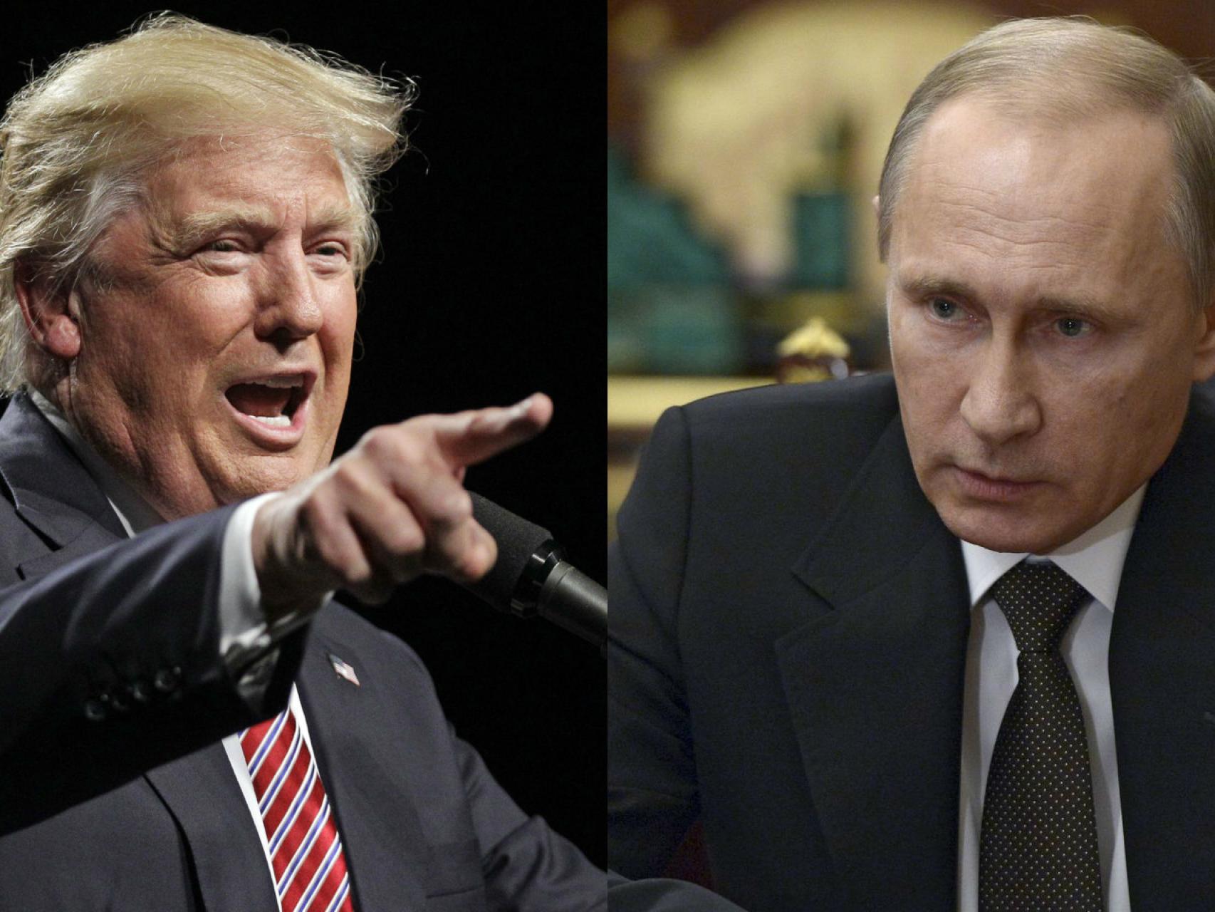 Donald Trump y Vladimir Putin.