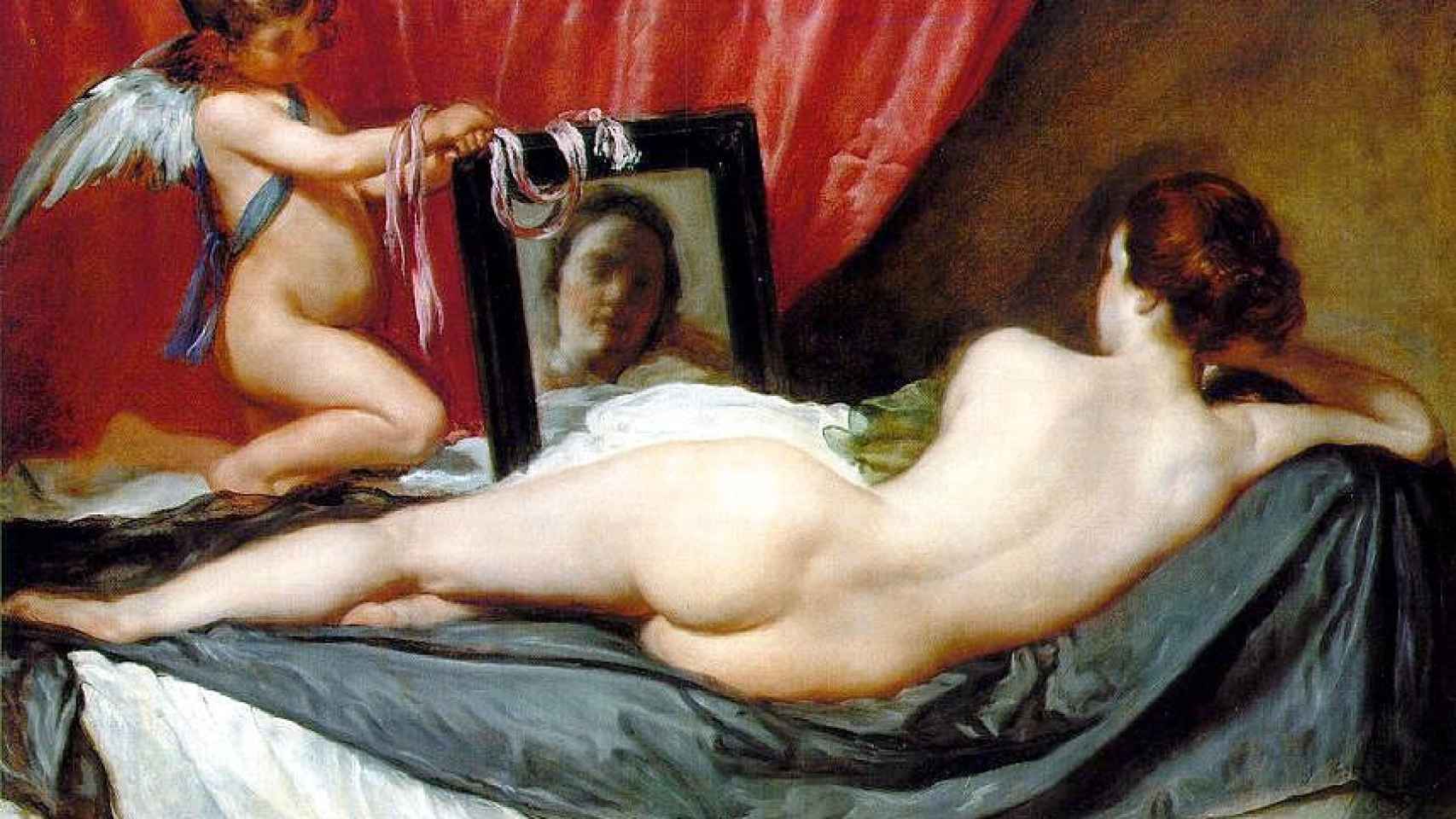 Venus del espejo, en la National Gallery de Londres.