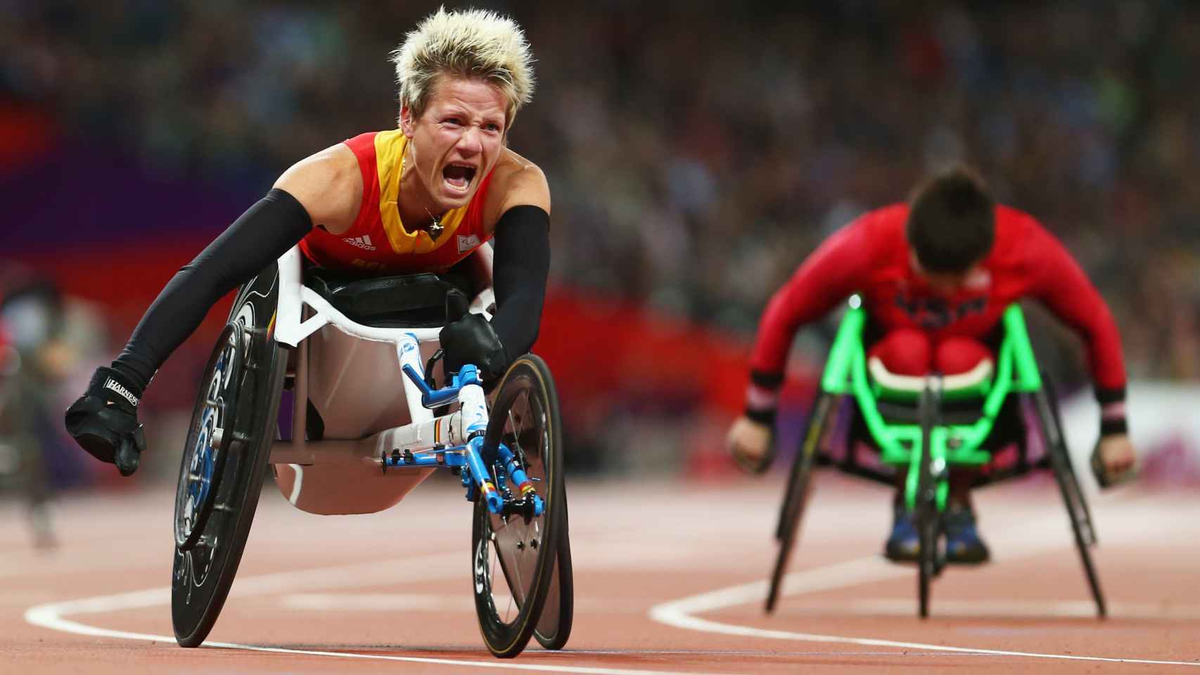 Marieke Vervoort, en los Juegos Paralímpicos de Londres 2012.