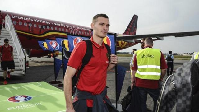 Vermaelen, durante la Eurocopa de Francia.