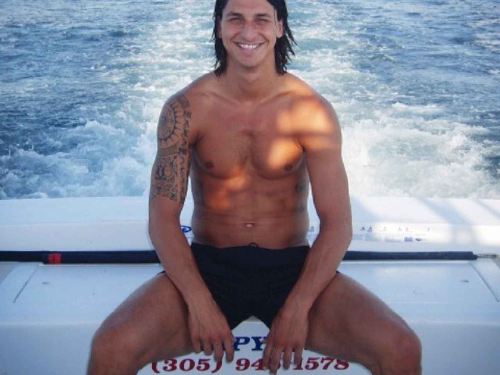 El futbolista durante unas vacaciones en Brasil