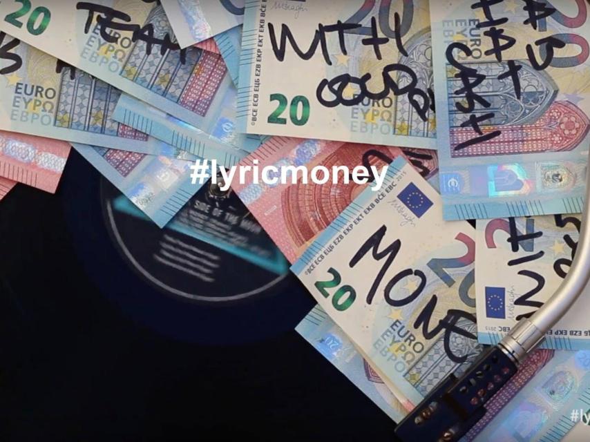 Imagen central del proyecto de Alejandro Fernández Mejías, Lyric Money.