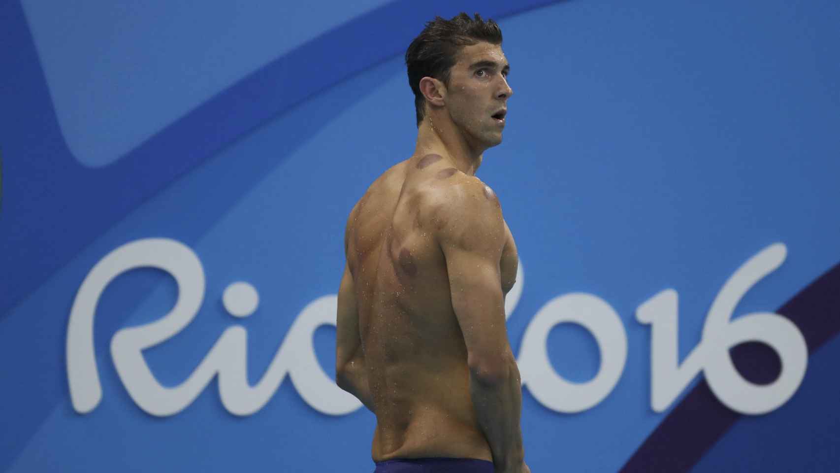 Phelps durante los Juegos de Río.