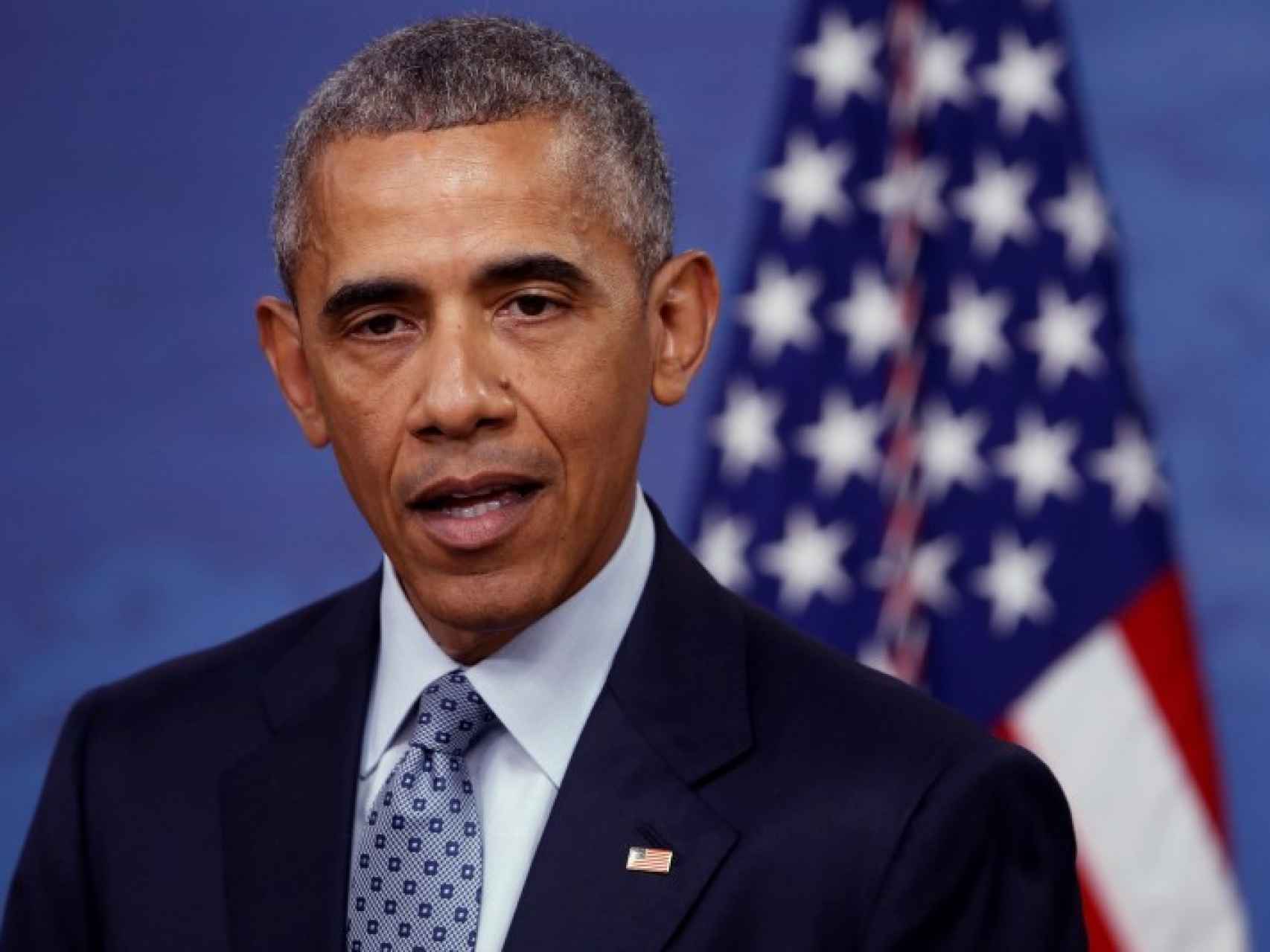 Barack Obama durante una comparecencia en Virginia.