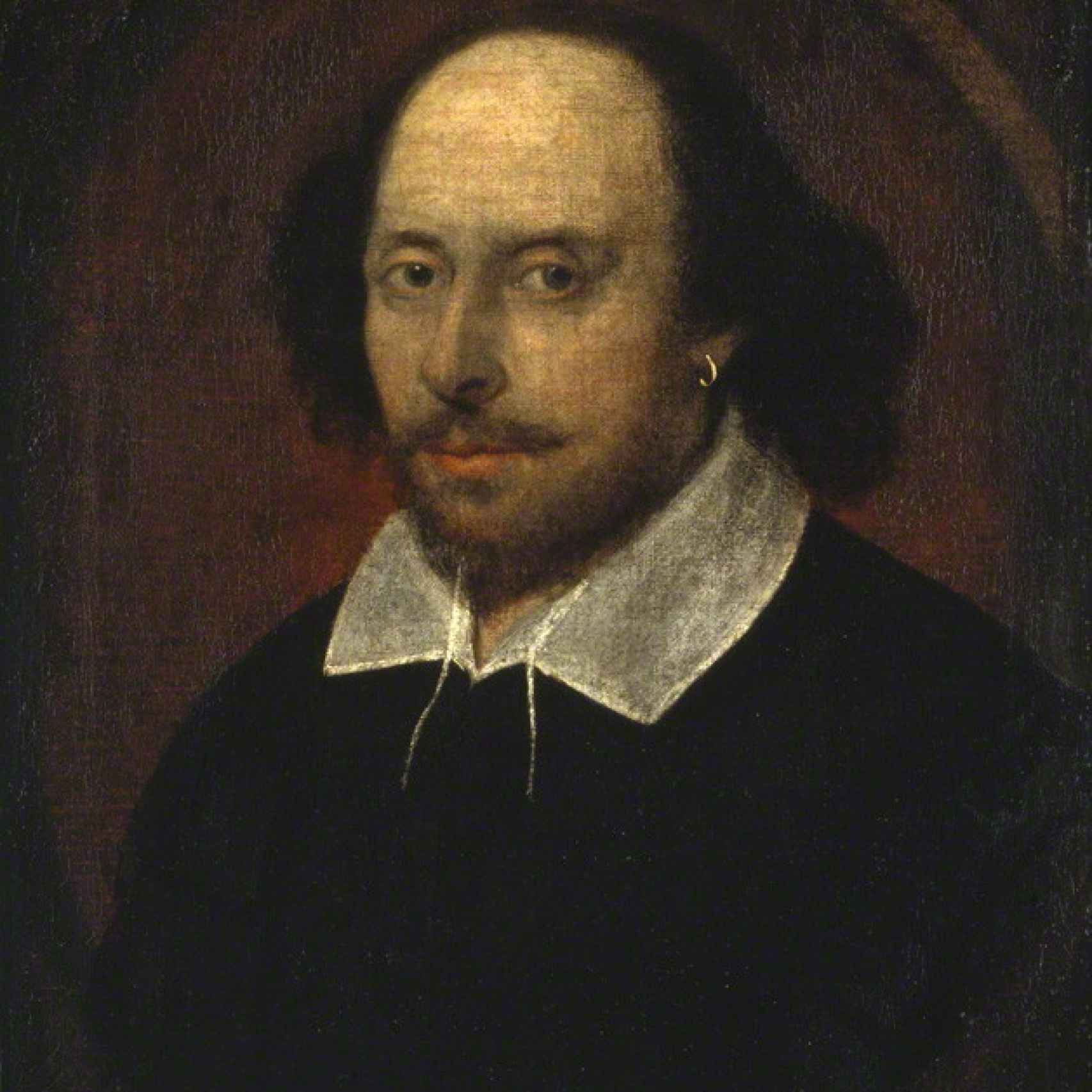 El retrato de William Shakespeare atribuido a John Taylor, en la Portrait Gallery.