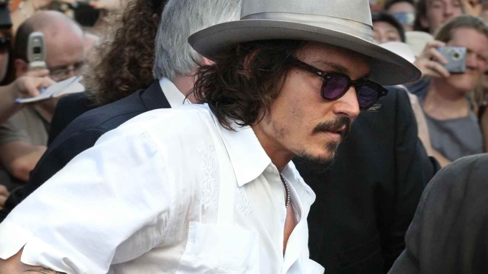 El actor estadounidense Johnny Depp
