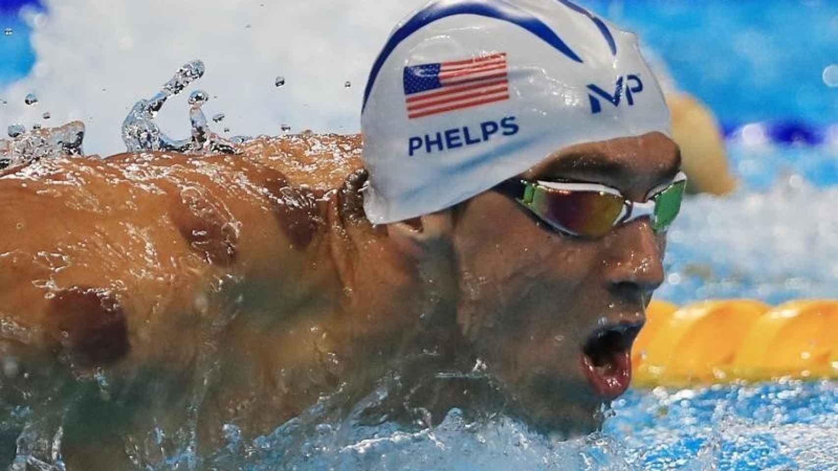 Las mejores imágenes de la victoria de Phelps en el 200m mariposa