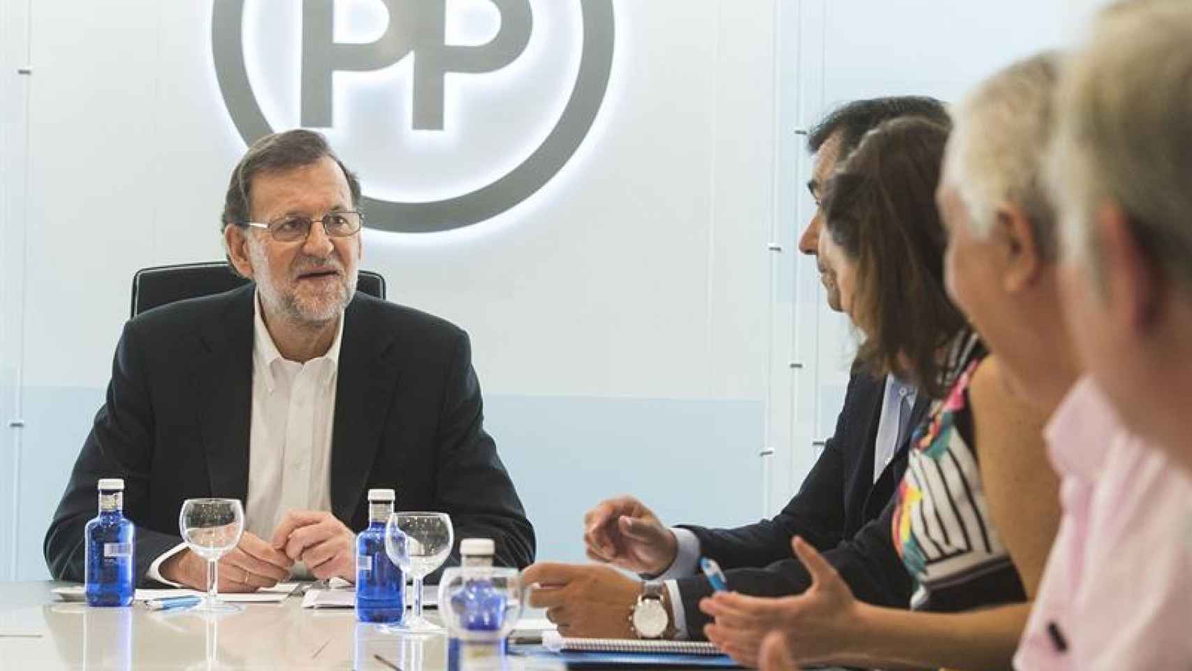 Rajoy, en el Comité de Dirección del PP celebrado tras la reunión con Rivera.