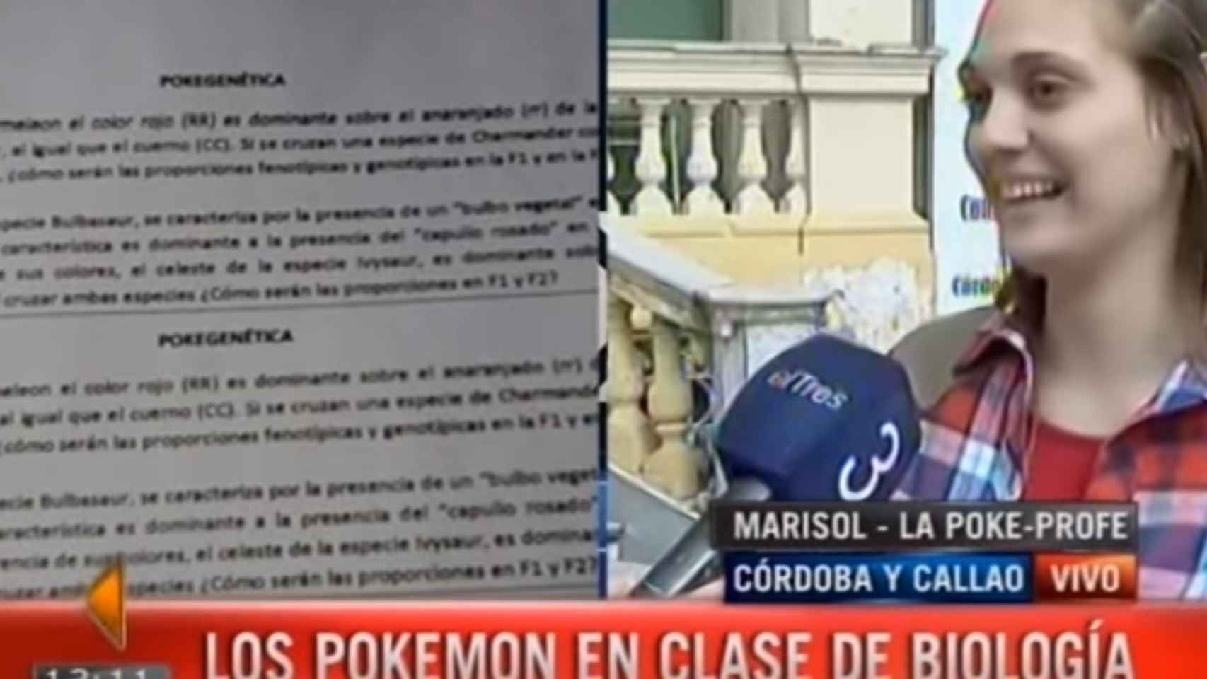 Marisol entrevistada en la televisión argentina