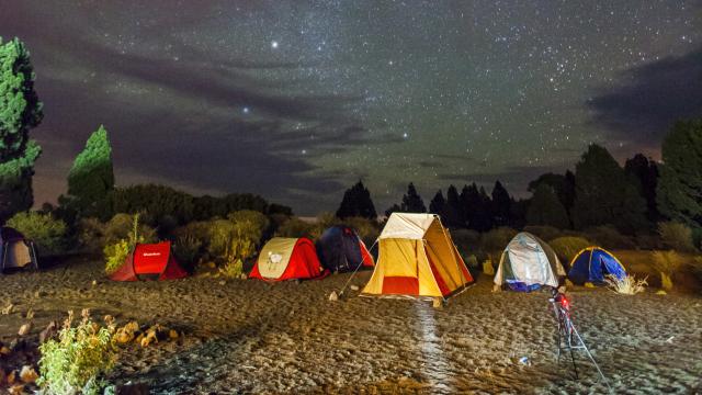 Campamento para ver el cielo de La Palma.