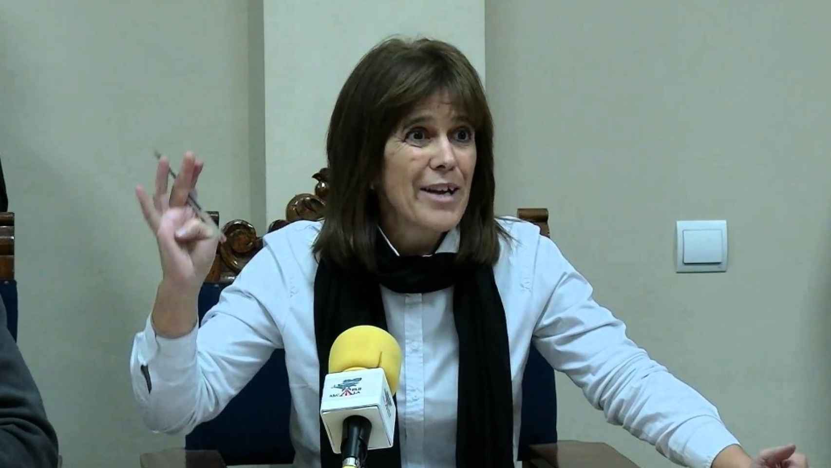 La alcaldesa de Alcalá del Valle, Dolores Caballero.