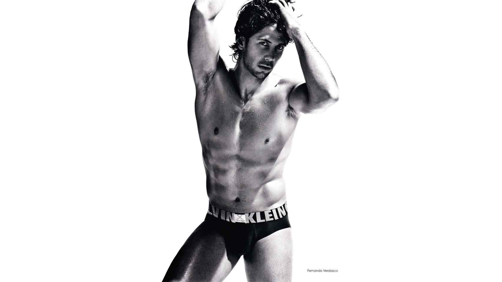 Fernando Verdasco para la campaña de Calvin Klein en 2010.