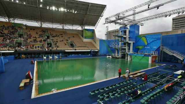 La piscina de saltos de Río 2016.