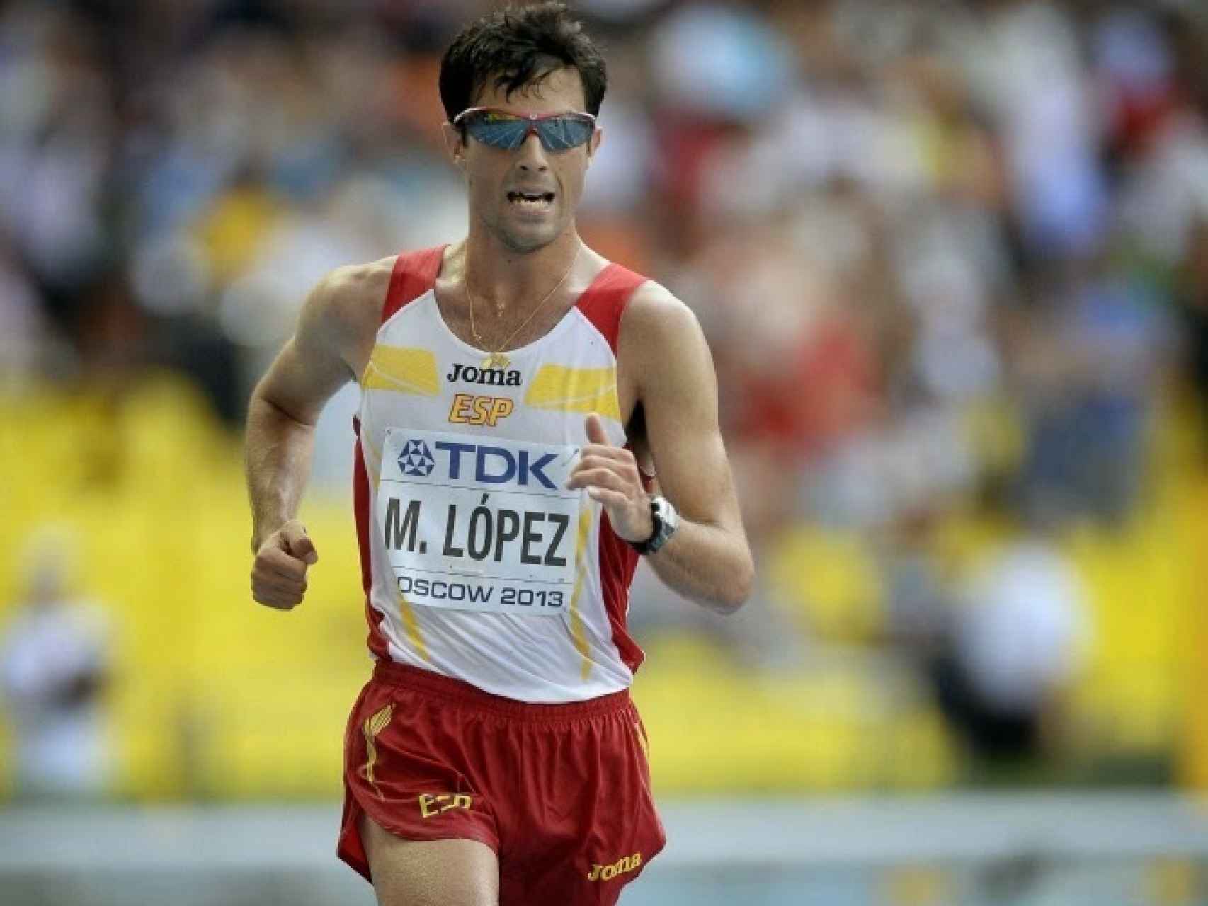 Miguel Ángel López, en una prueba.