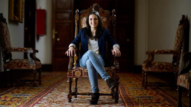 Irene Montero estudió psicología.