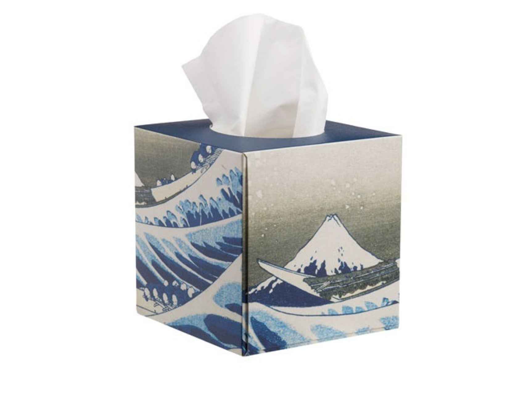 La caja de pañuelos de Hokusai, también en el British.