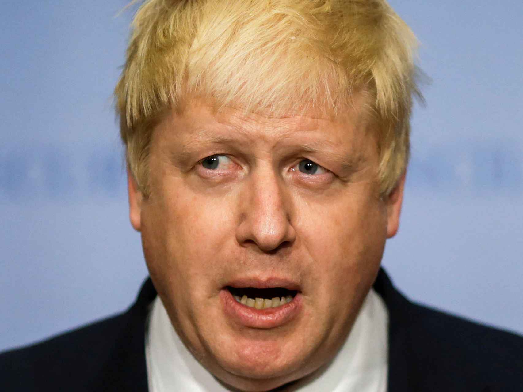 Boris Johnson, ministro de Exteriores británico.