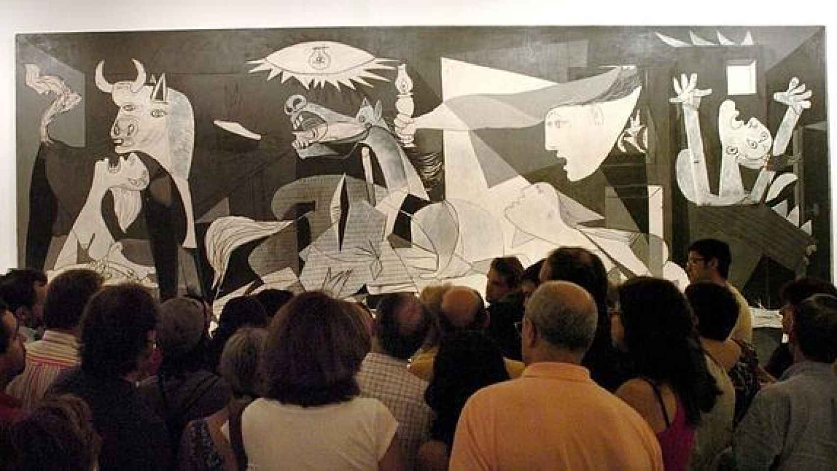 El Guernica, de Pablo Picasso, en el Museo Reina Sofía.