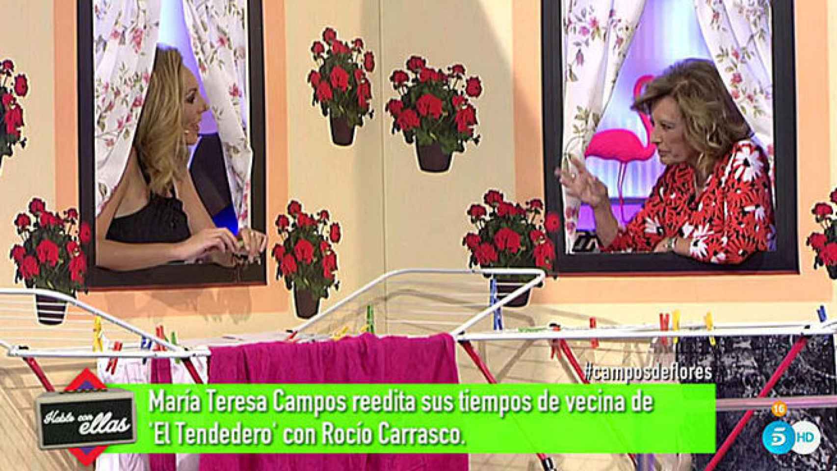 María Teresa Campos y Rocío Carrasco rememoran 'El Tendedero'