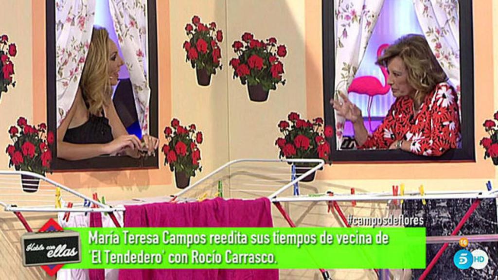 María Teresa Campos y Rocío Carrasco rememoran 'El Tendedero'