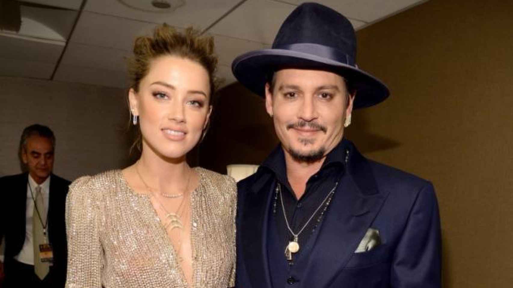 Johnny Depp y su ya ex mujer Amber Heard