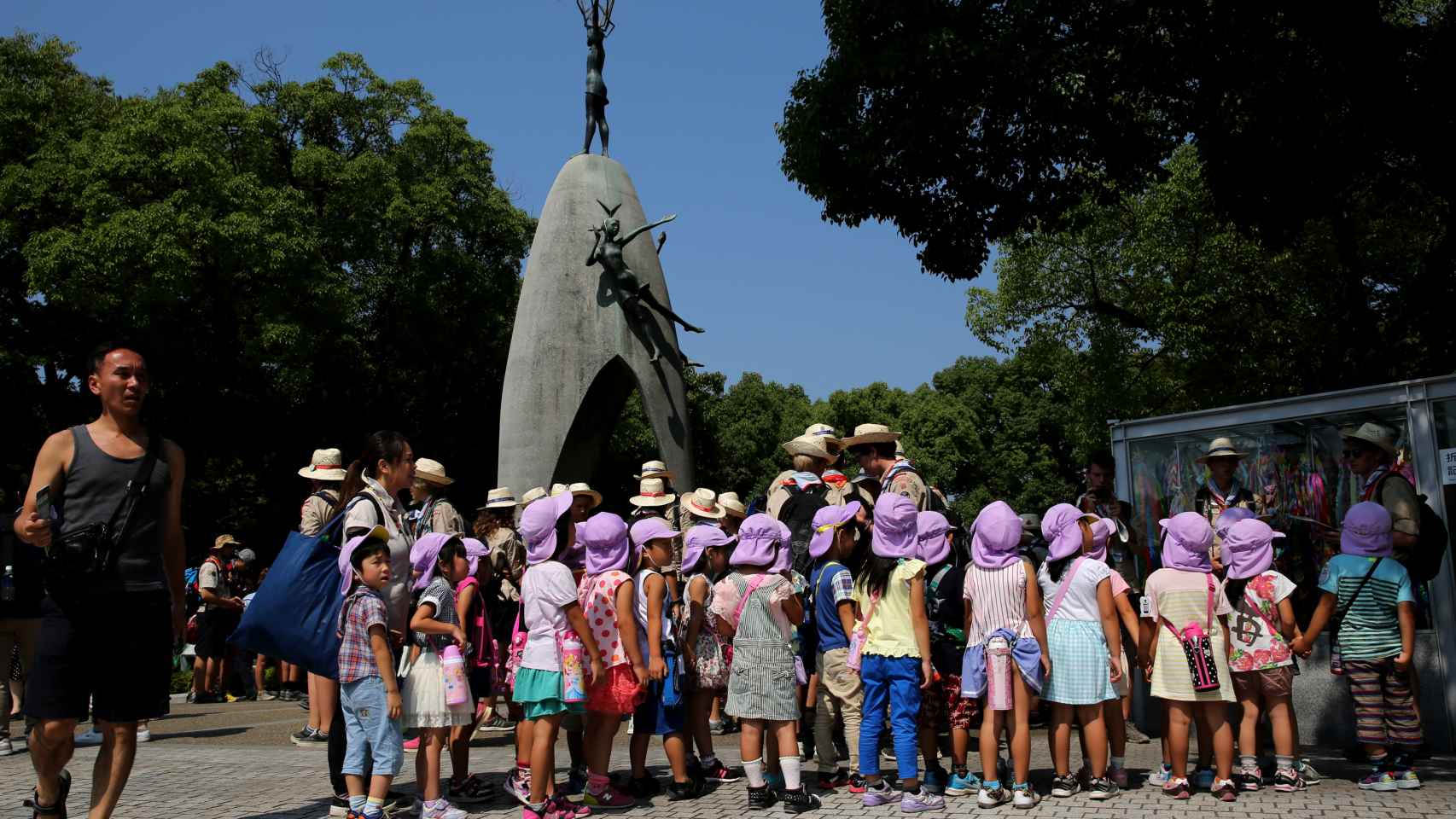 El Monumento a la Paz de los niños, en Hiroshima