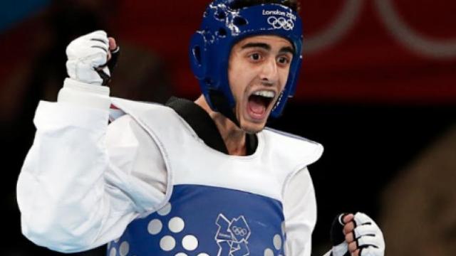 Joel González, durante un combate.