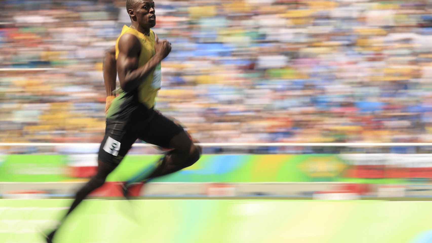Usain Bolt en las series del 200