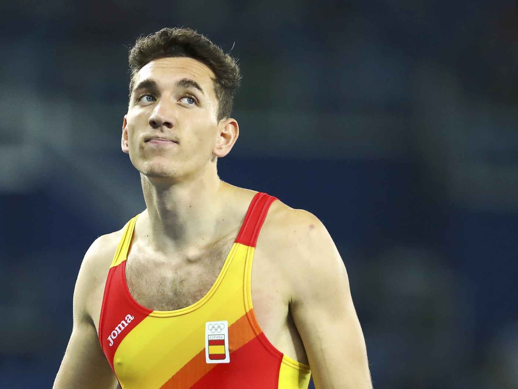 Sergio Fernández, tras batir el récord de España