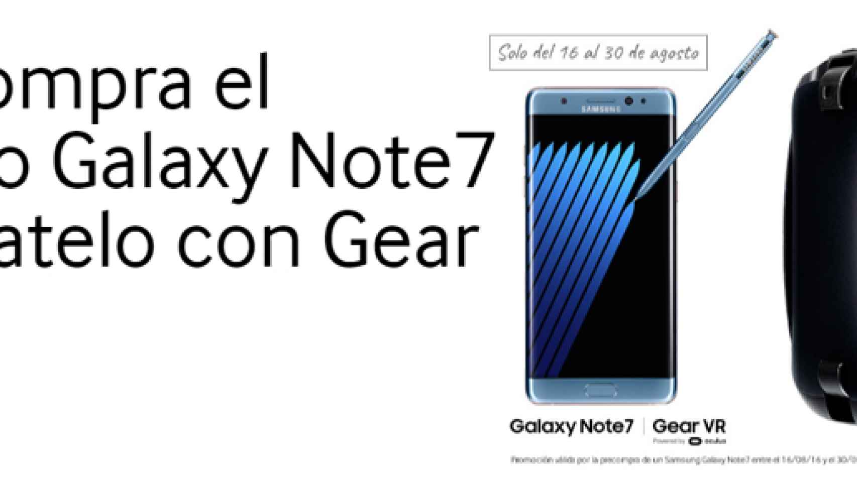 El Samsung Galaxy Note 7 ya está disponible para su reserva en España