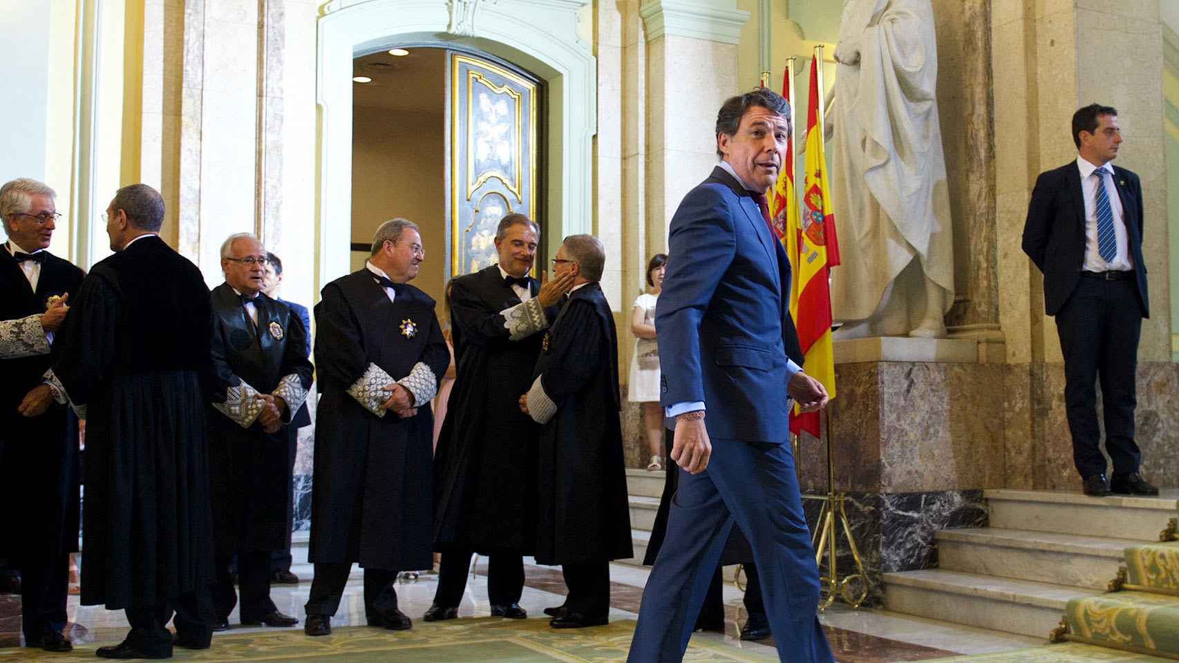 Ignacio González en el acto de apertura del año judicial en 2014.