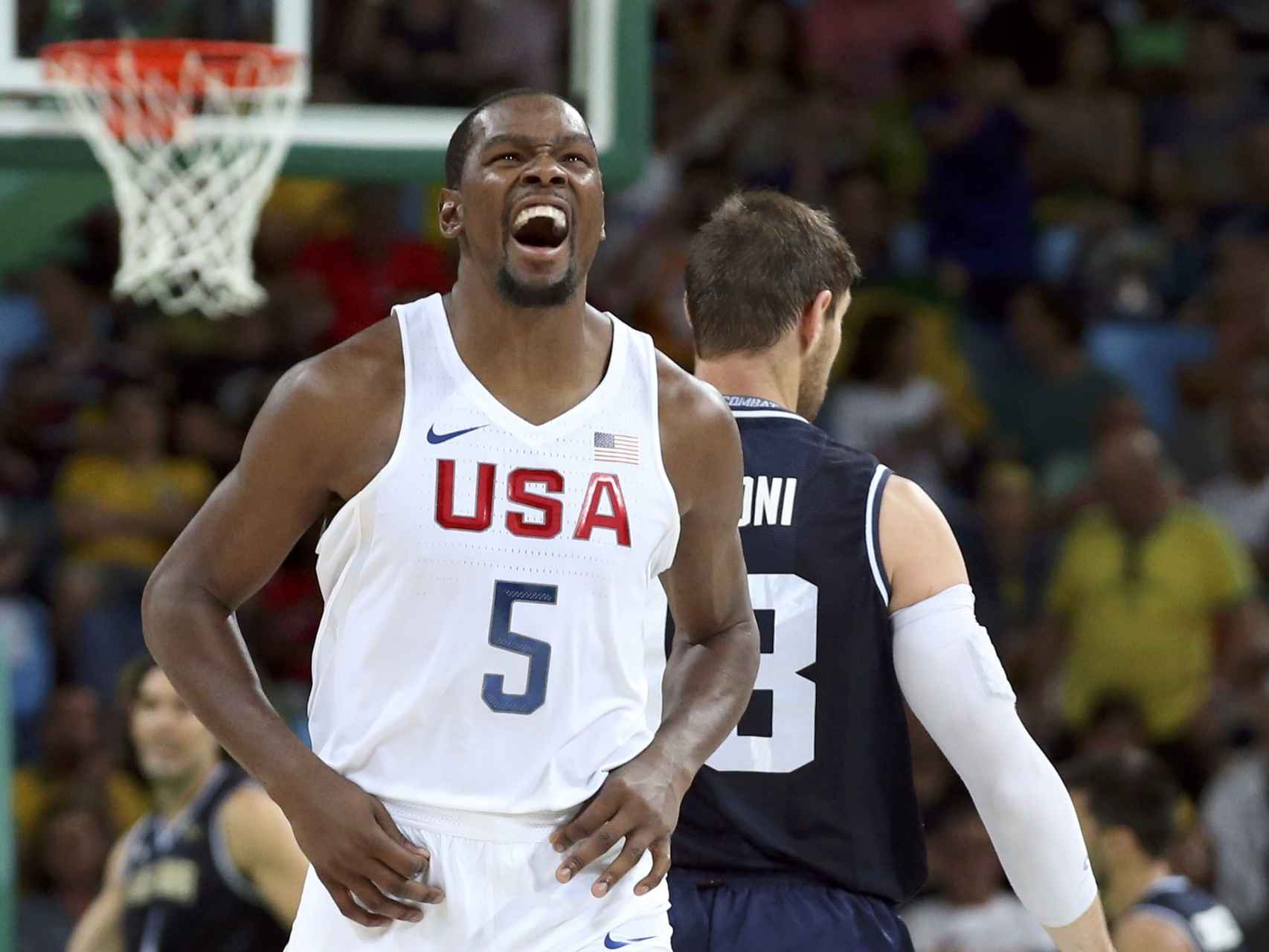 Kevin Durant, inmenso frente a Argentina.
