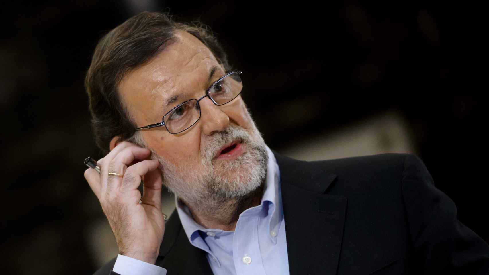 Rajoy, durante su rueda de prensa.
