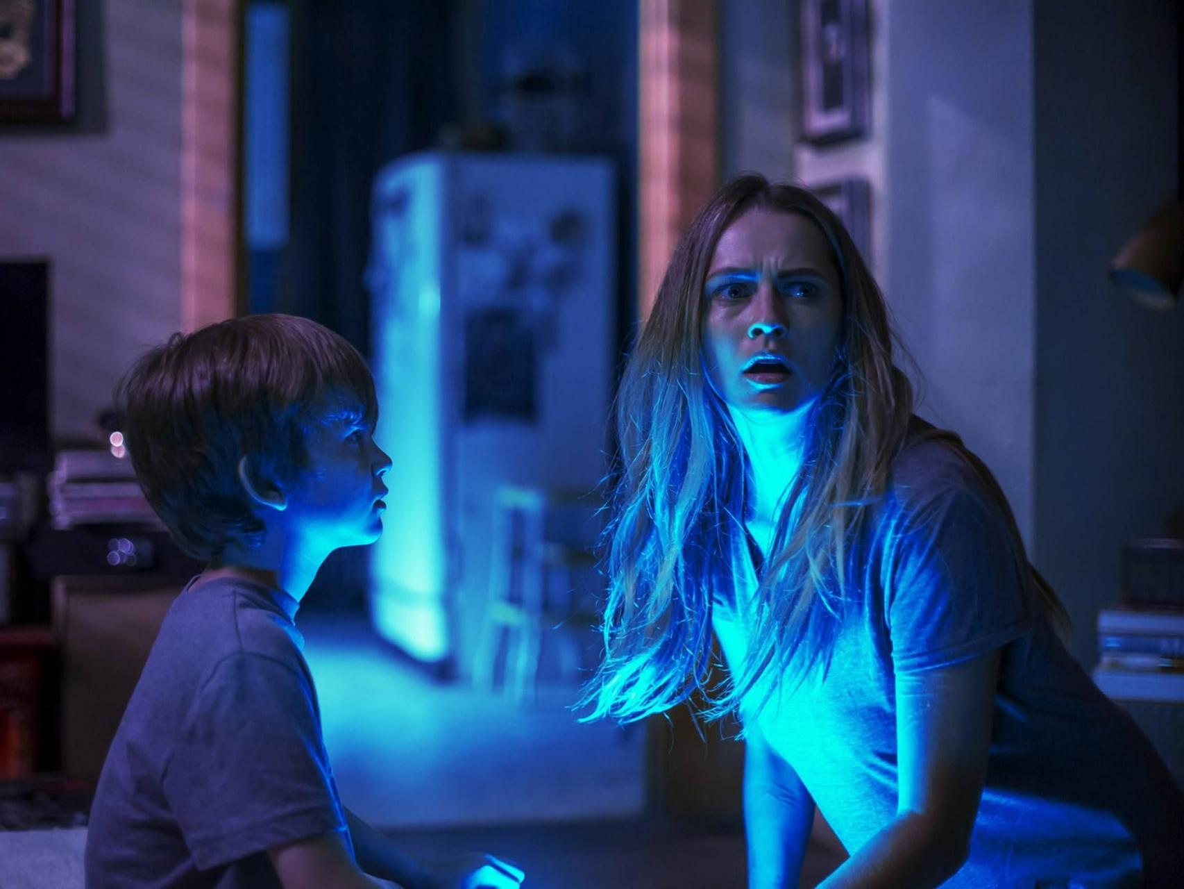 Teresa Palmer en Lights Out.