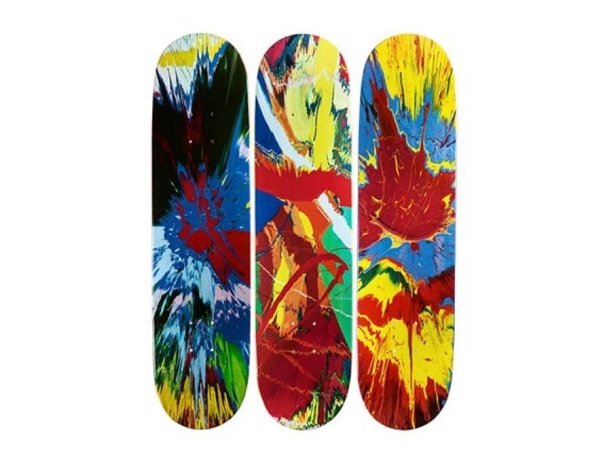 Las tablas de Damien Hirst a la venta en la TATE.