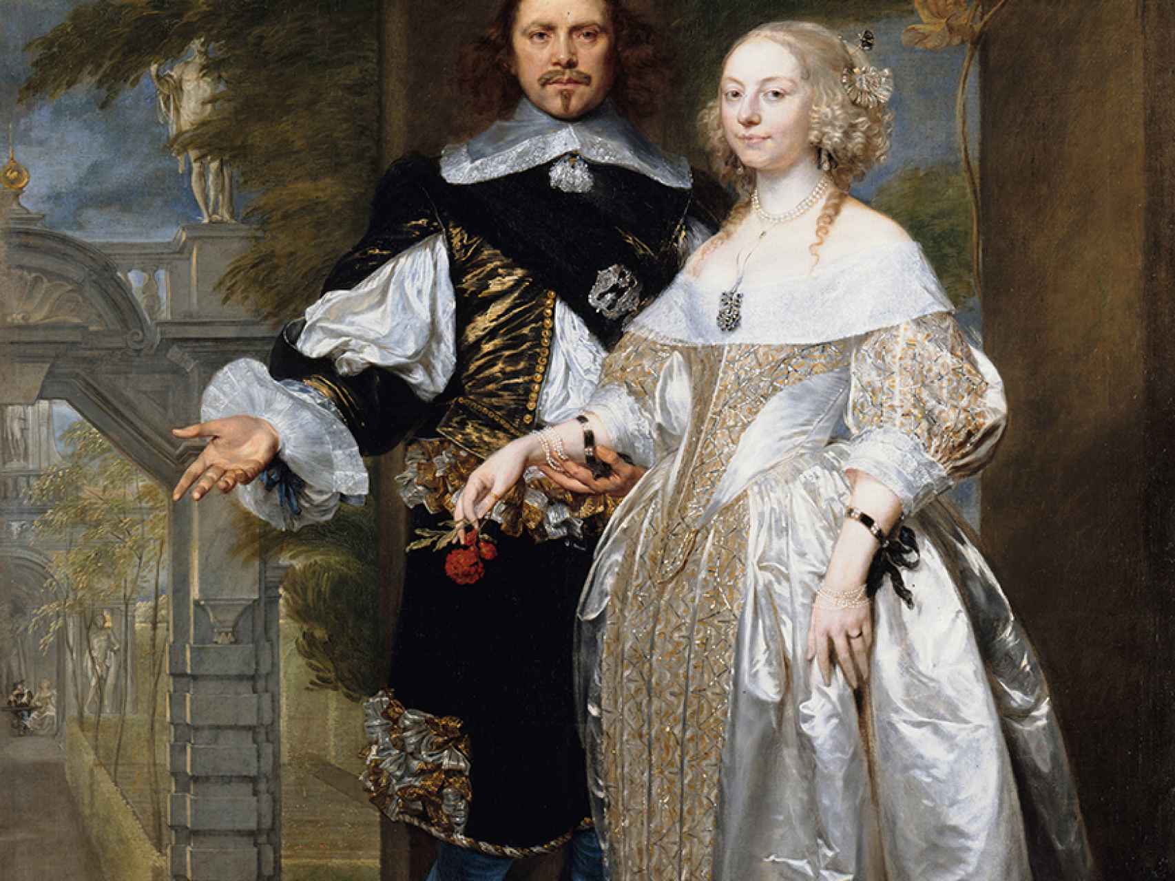 Los duques de Newcastle, William y Margaret Cavendish.