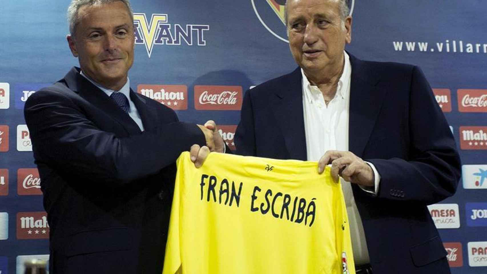 Fran Escribá, presentado como entrenador del Villarreal.