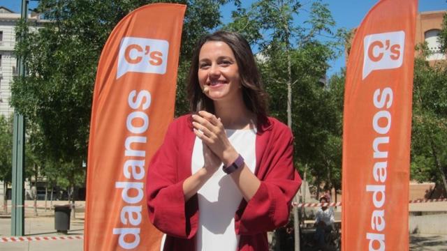 La líder de Ciudadanos en Cataluña, Inés Arrimadas