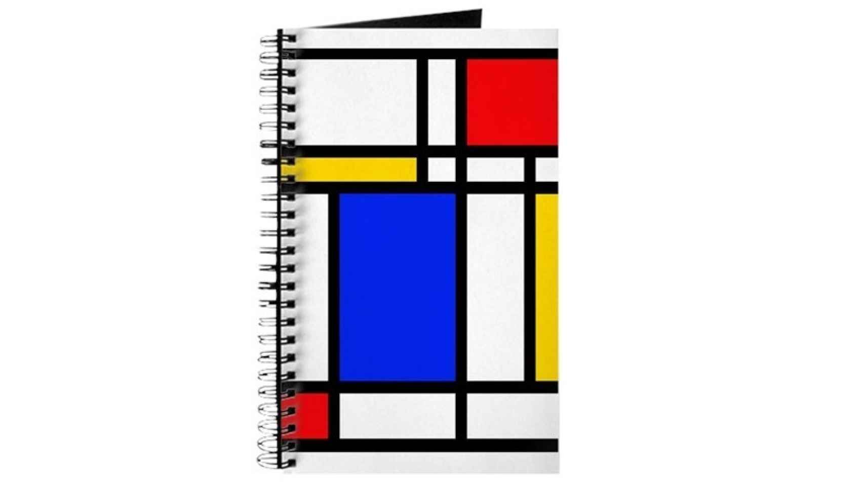 Cuaderno de notas Mondrian.