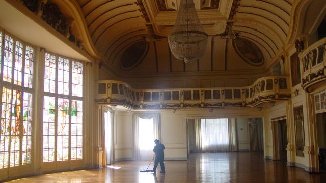 La sala de ceremonias del club de Fluminense.