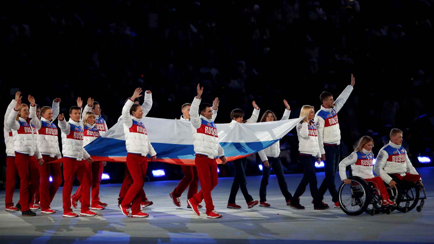 Los rusos en los últimos Juegos Paralímpicos de Invierno.