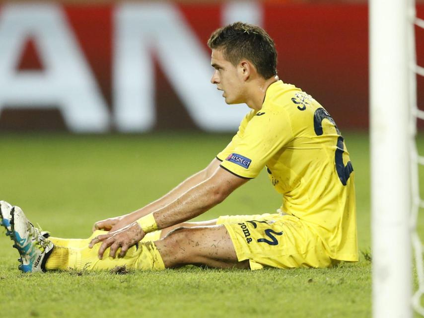 Borré cabizbajo durante el partido.