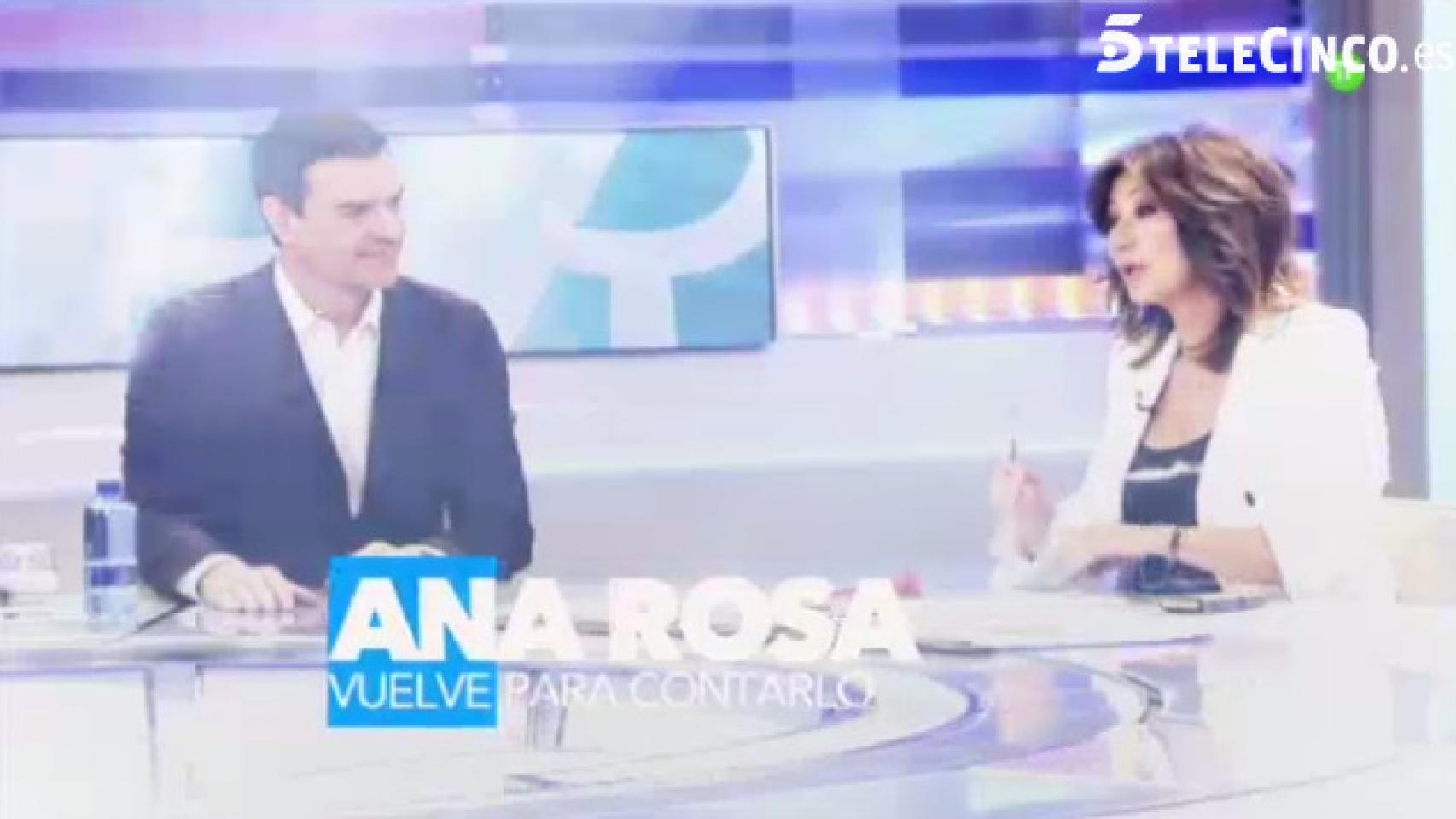 Ana Rosa Quintana regresa al trabajo para cubrir la sesión de investidura de Rajoy