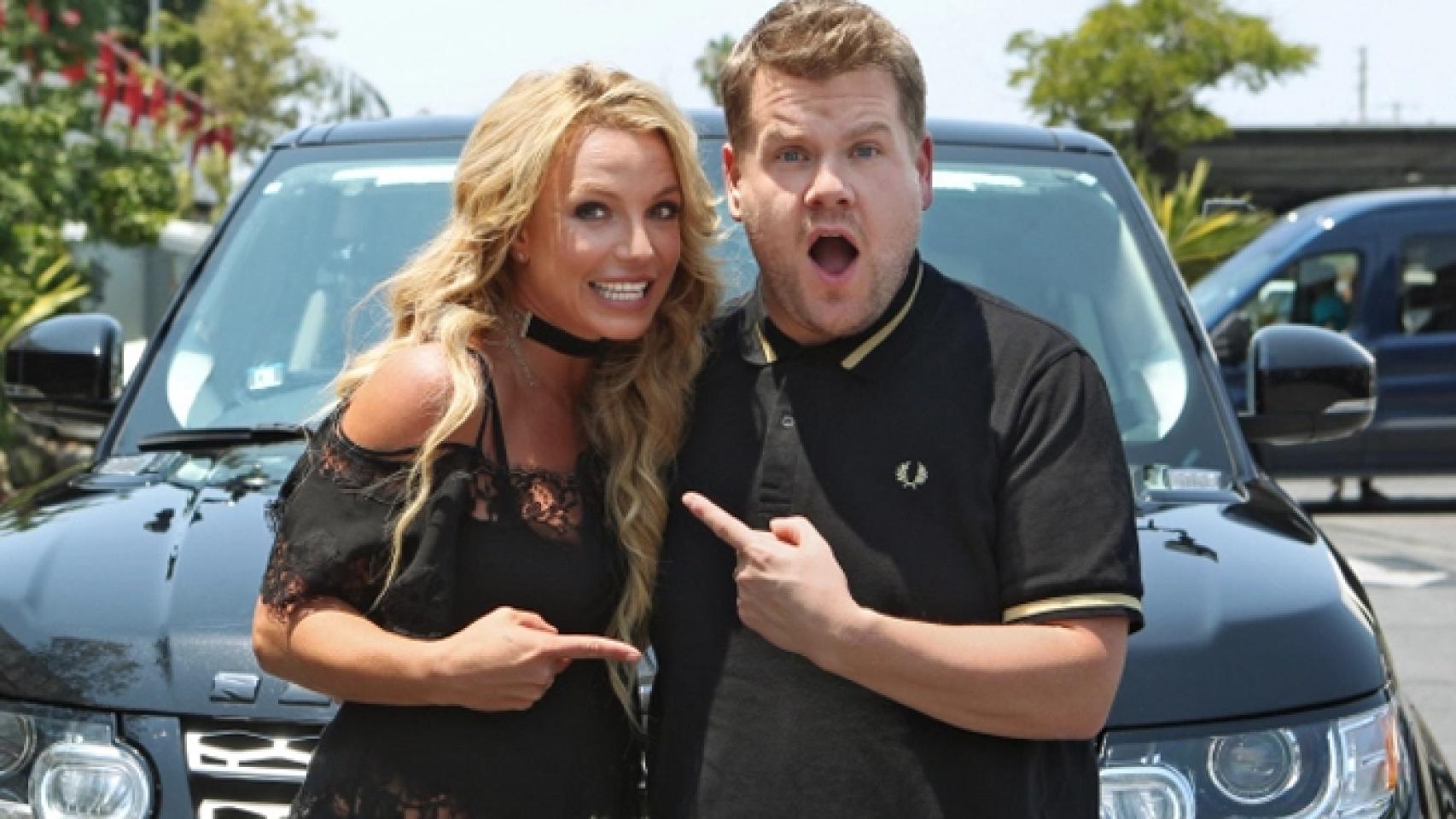 Britney Spears hace playback de sus temas en la promo de 'Carpool Karaoke'