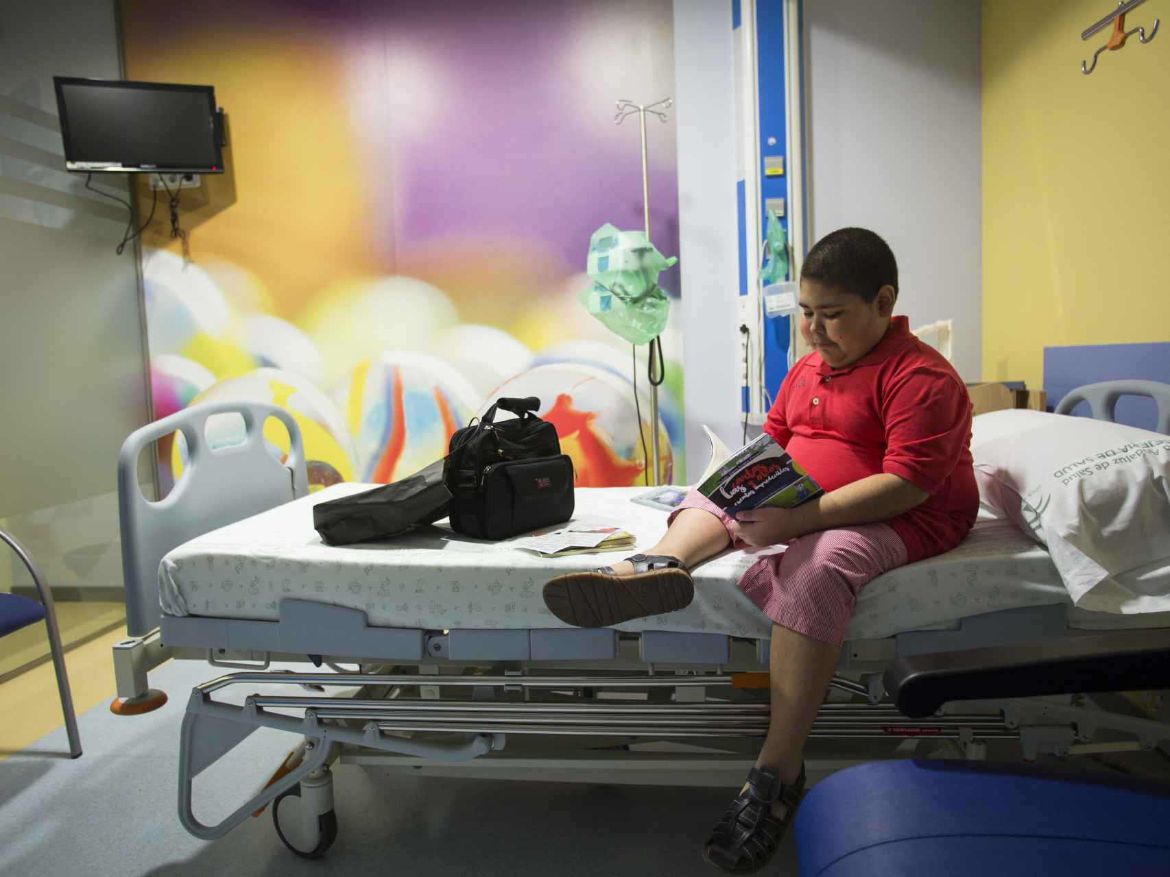 Rubén sufre histiocitosis, una enfermedad que afecta a uno de cada 200.000 niños.
