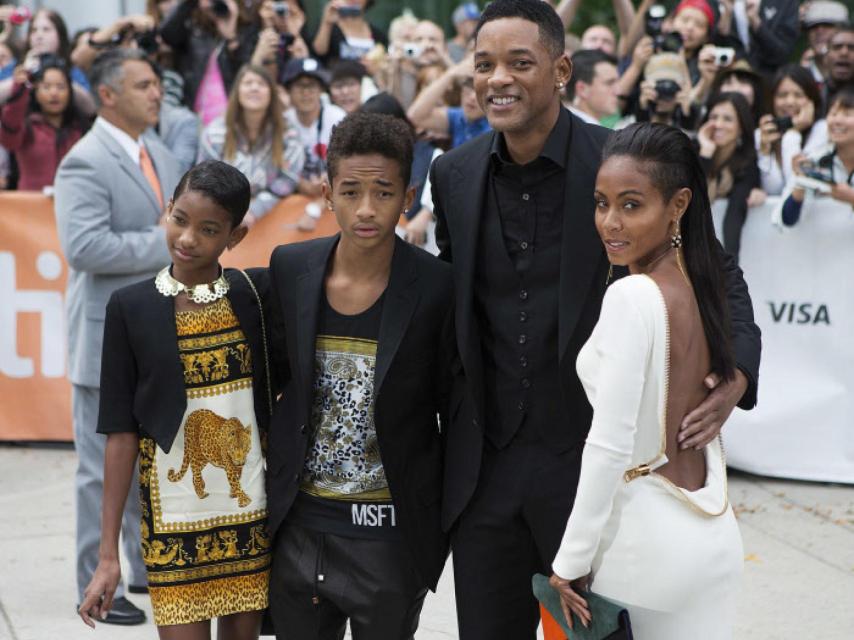 La familia Smith-Pinkett.