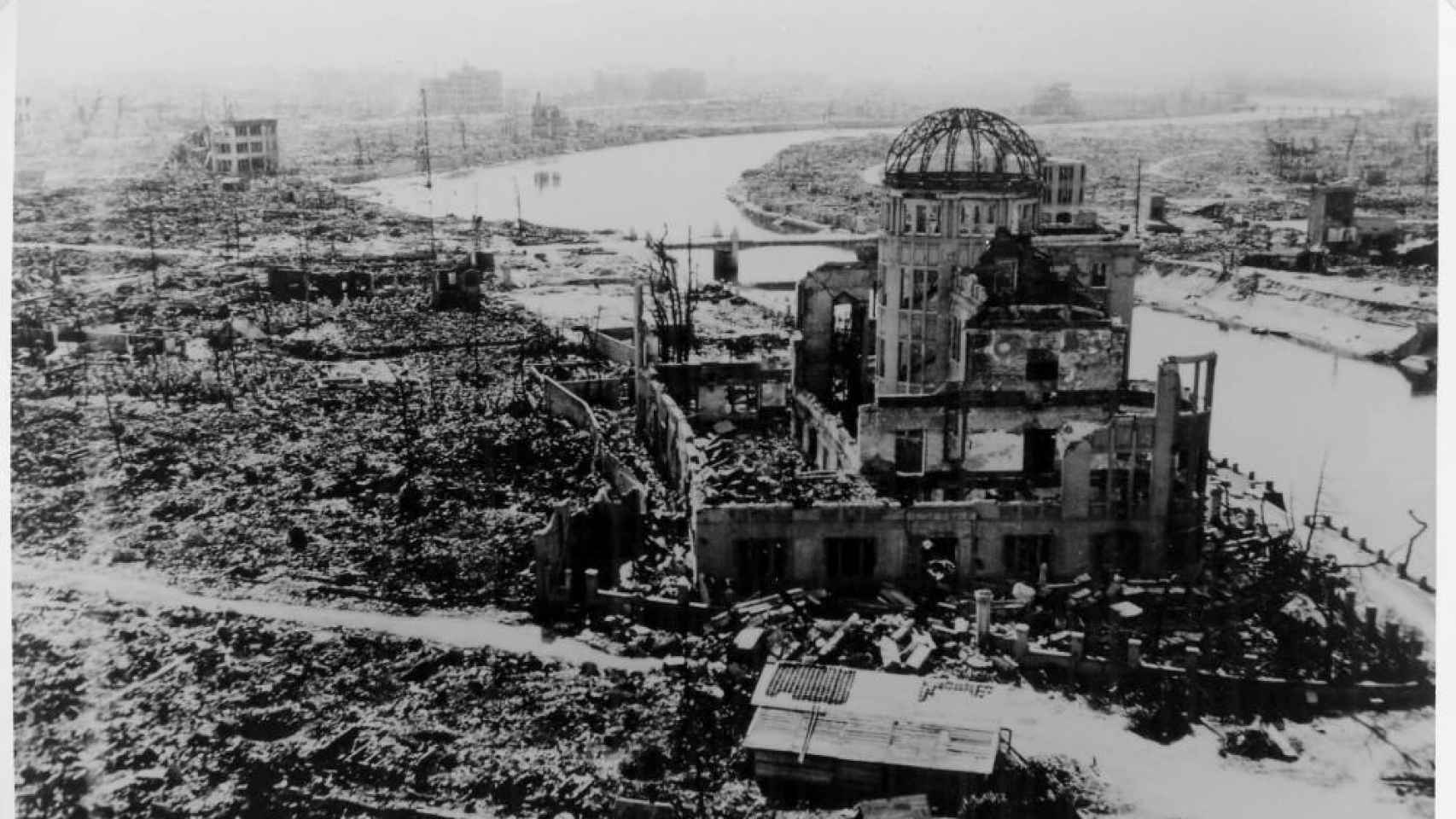 Hiroshima tras la bomba.